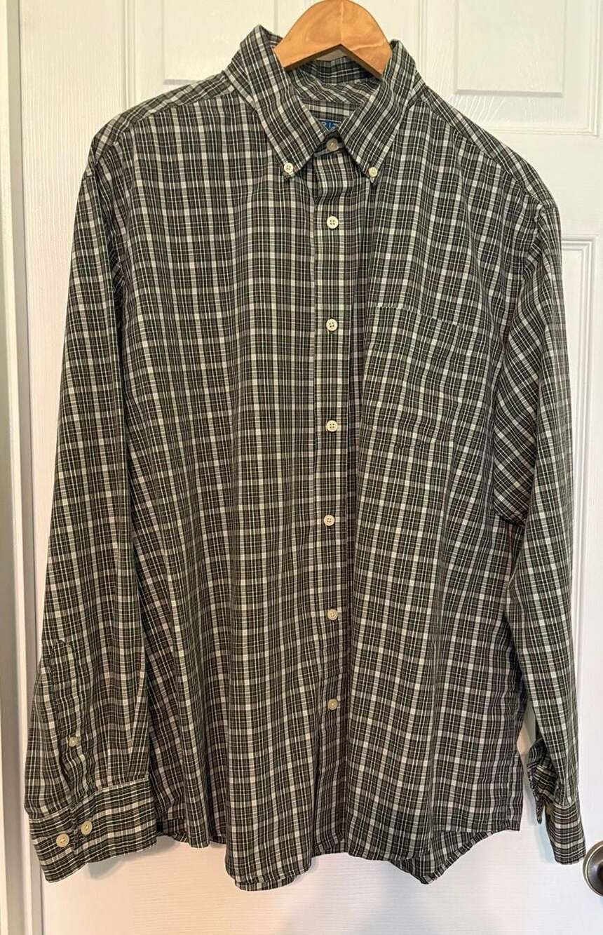 EUC Puritan Hunter Lodge 3 Plaid Button-Up Shirt, XL (46-48) Long Sleeve
